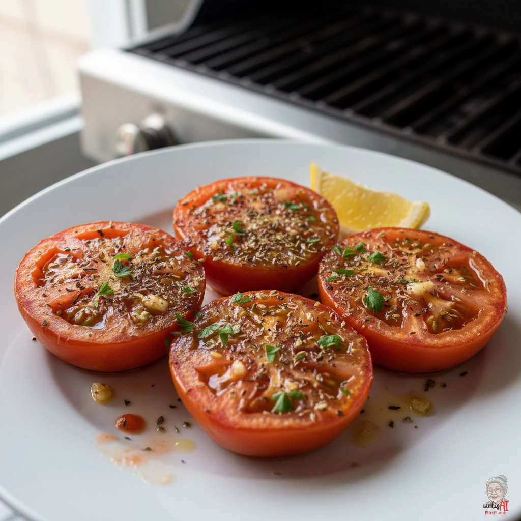 Knoblauch Grilltomate — Gasgrill