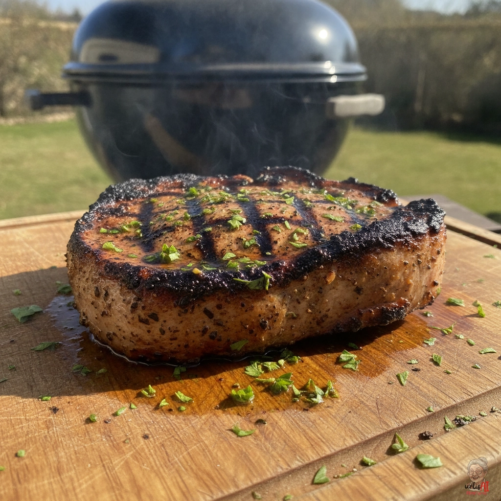 Knoblauchglut Steaks — Kohlegrill