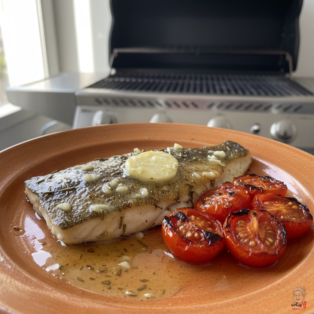 Knoblauchzander Royal — Gasgrill