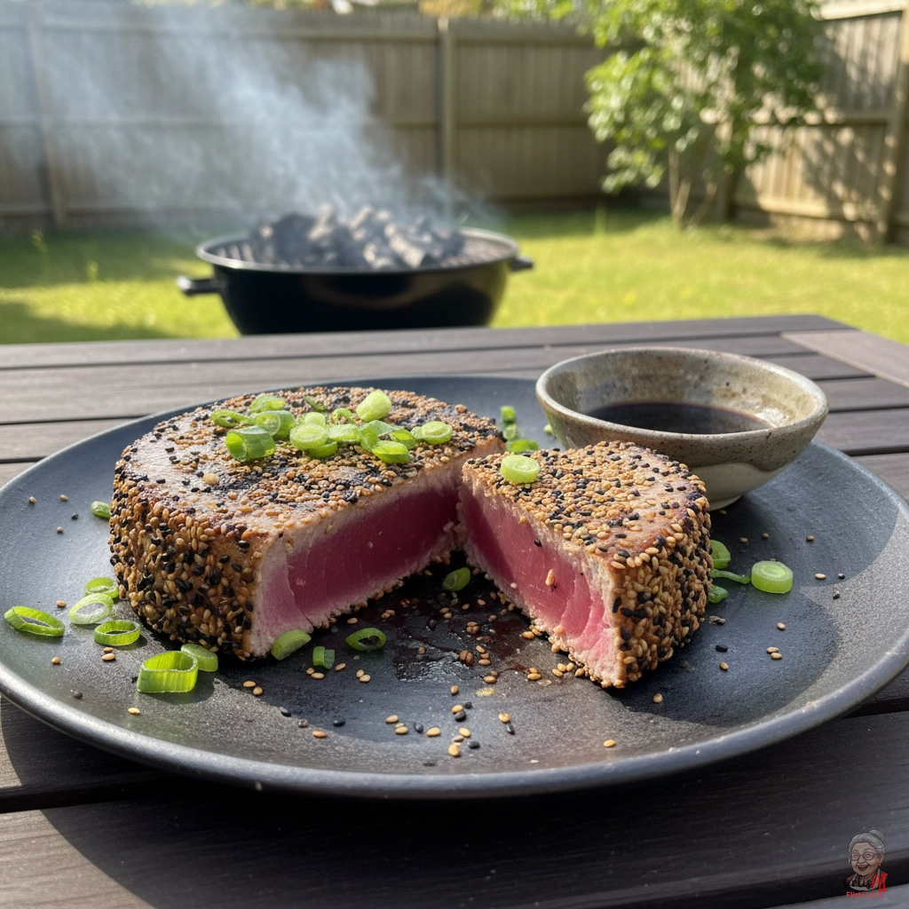 Kohle Sesamsteaks — Kohlegrill