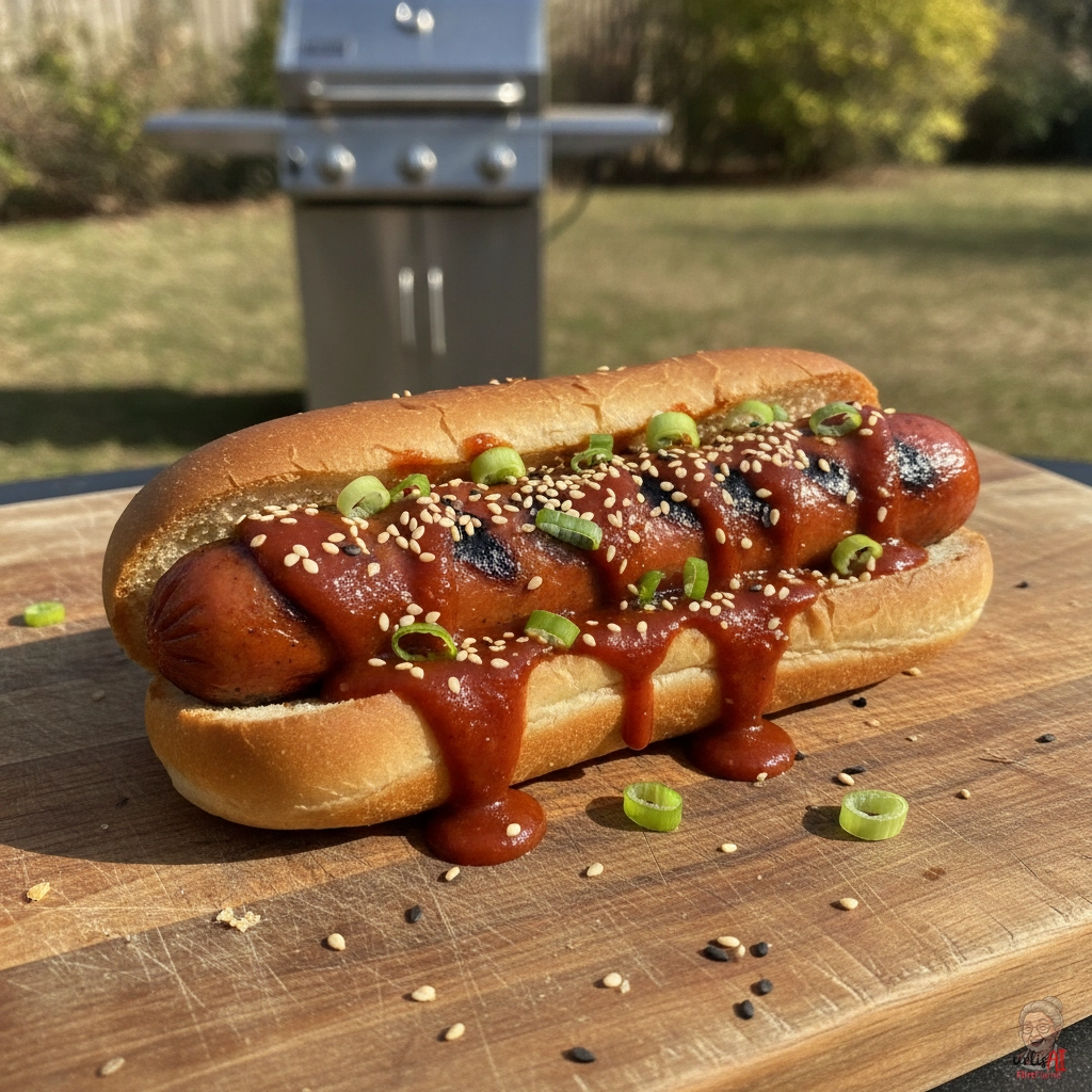 Korean Gochujang Dog — Gasgrill