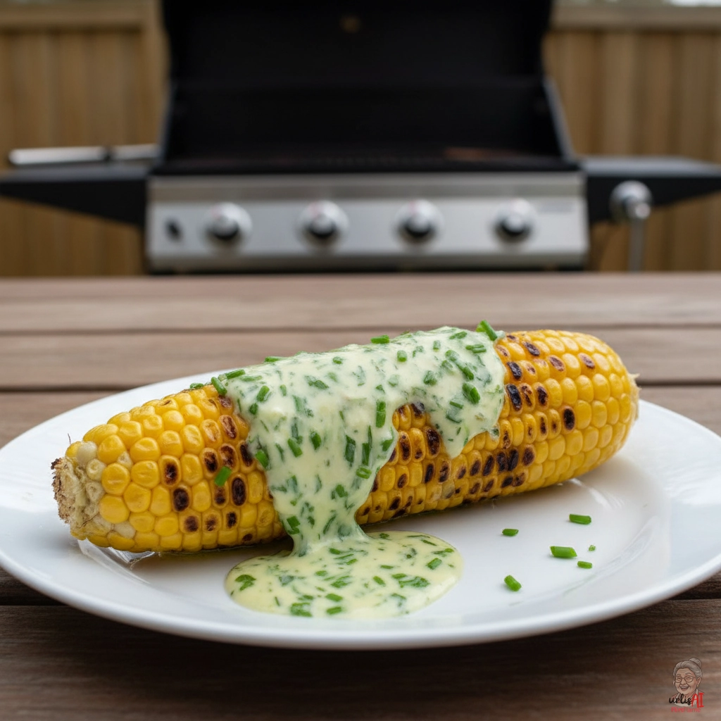 Kräuter Maiskolben — Gasgrill