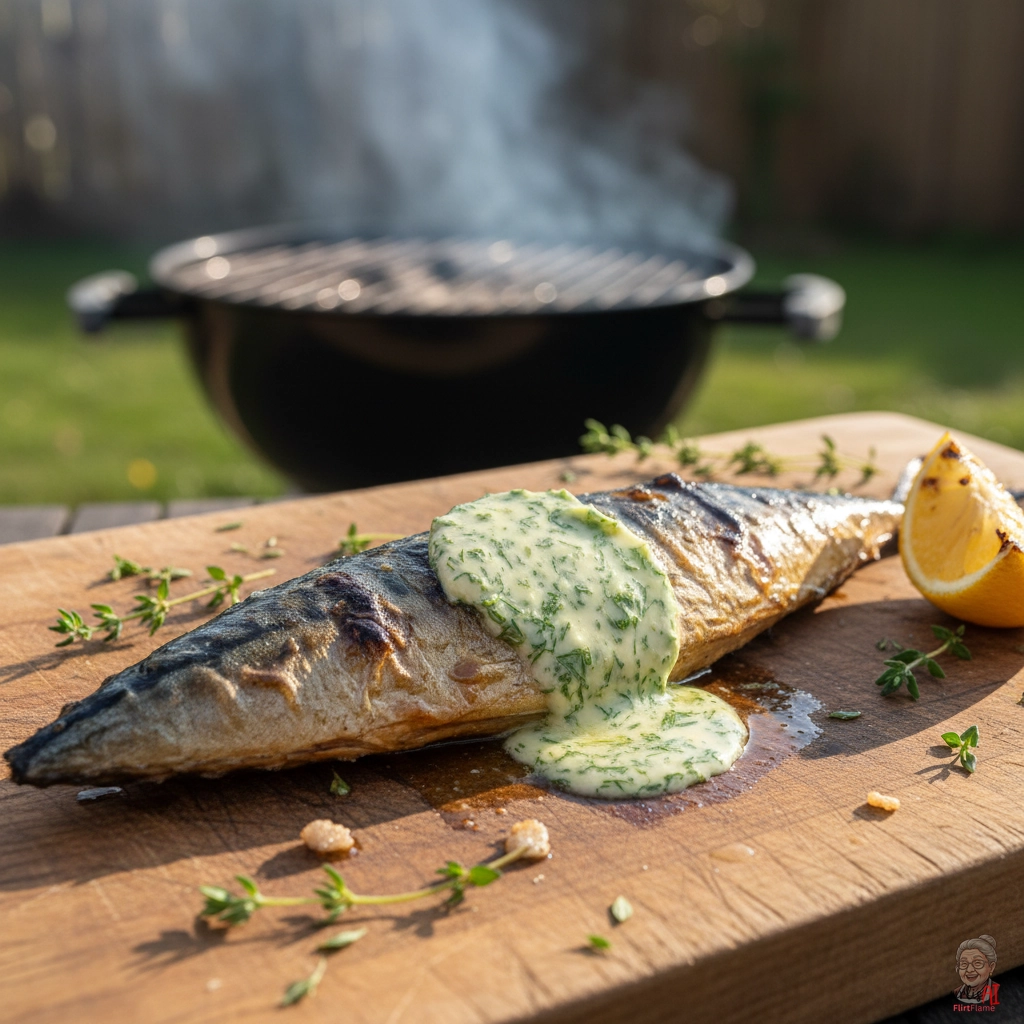 Kräutergold Makrele — Kohlegrill