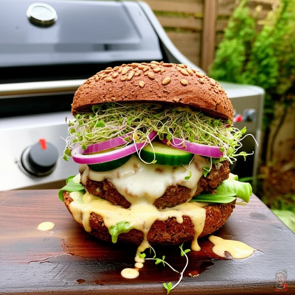 Kraftkorn Burger — Gasgrill