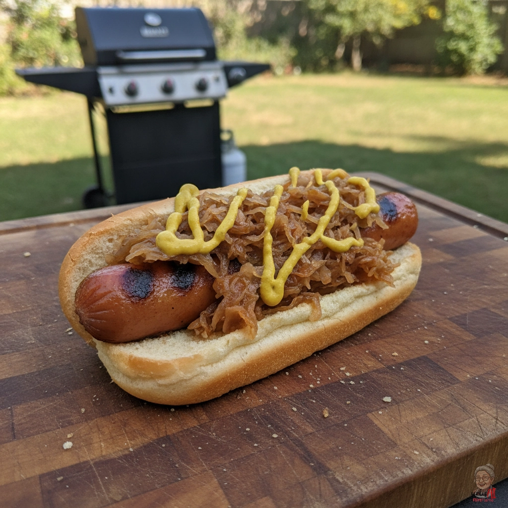 Kraut Wiener Dog — Gasgrill