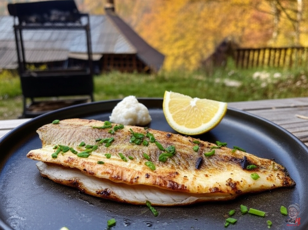 Meerrettich Forelle — Kohlegrill