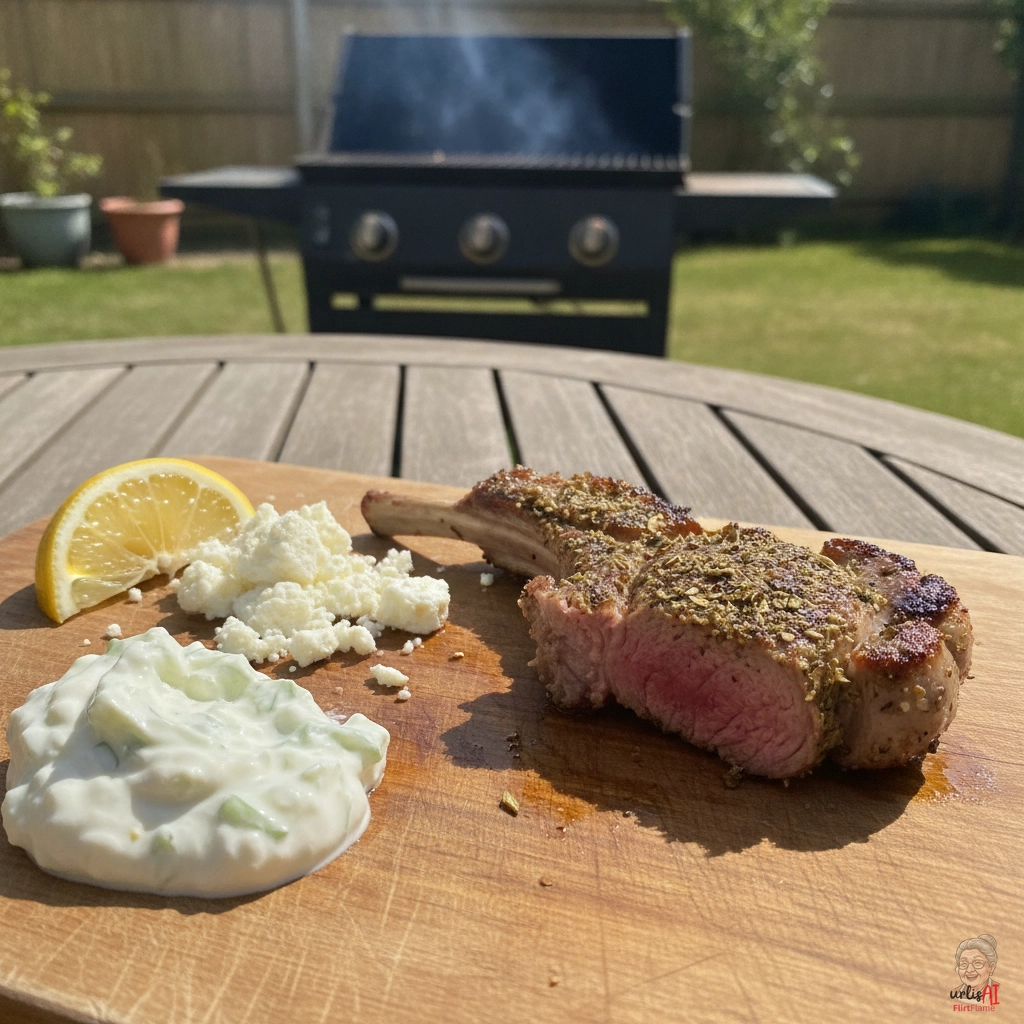 Kreta Lammkoteletts — Gasgrill