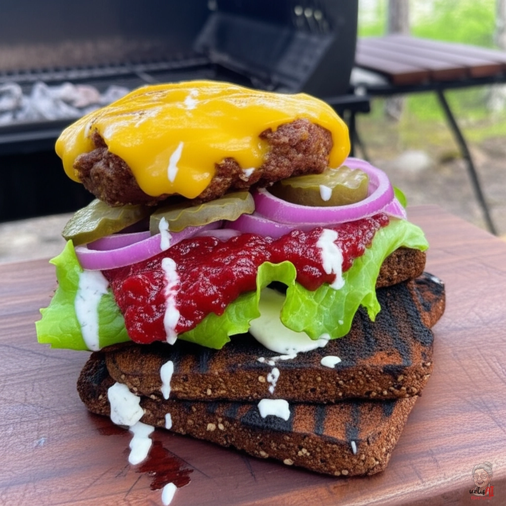 Lapland Fire Burger — Kohlegrill