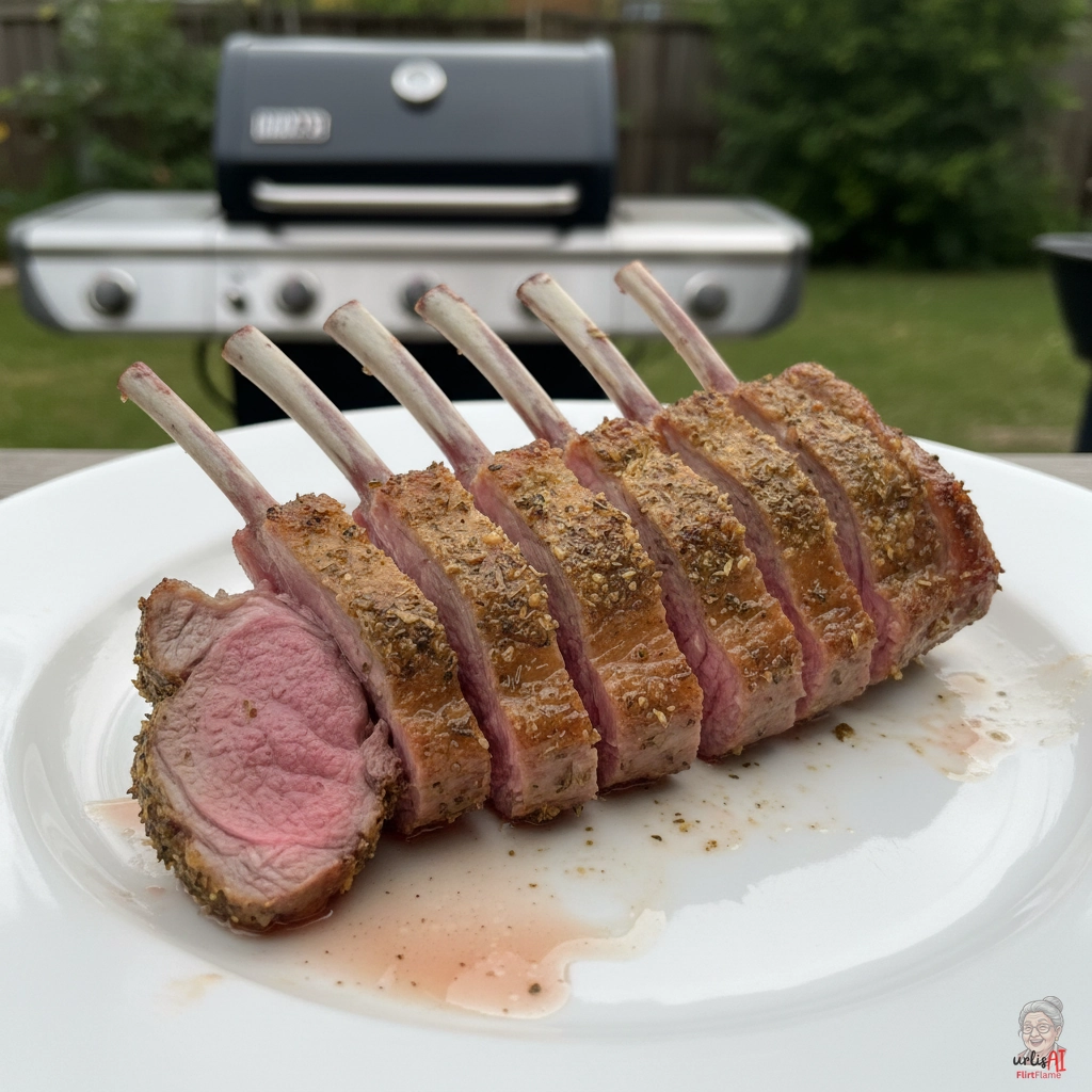 Lavendel Lammkarree — Gasgrill