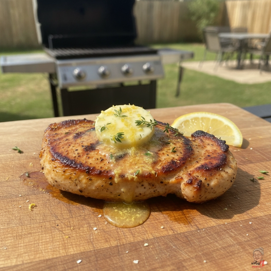Lemon Butter Poulet — Gasgrill