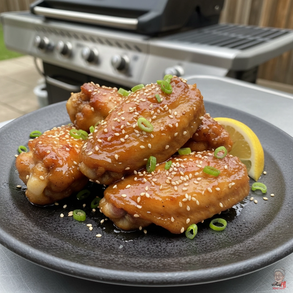 Lemon Ginger Wings — Gasgrill
