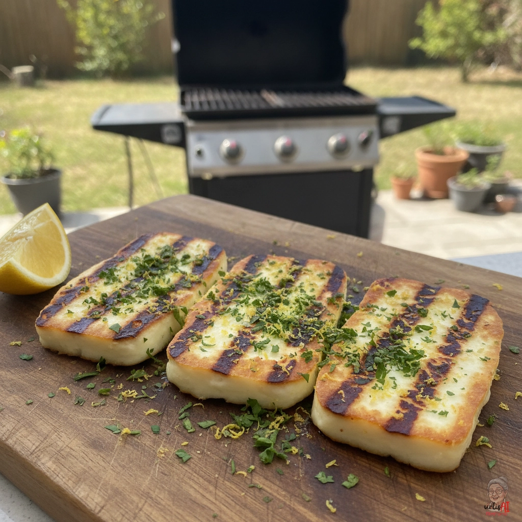 Lemon Herb Halloumi — Gasgrill