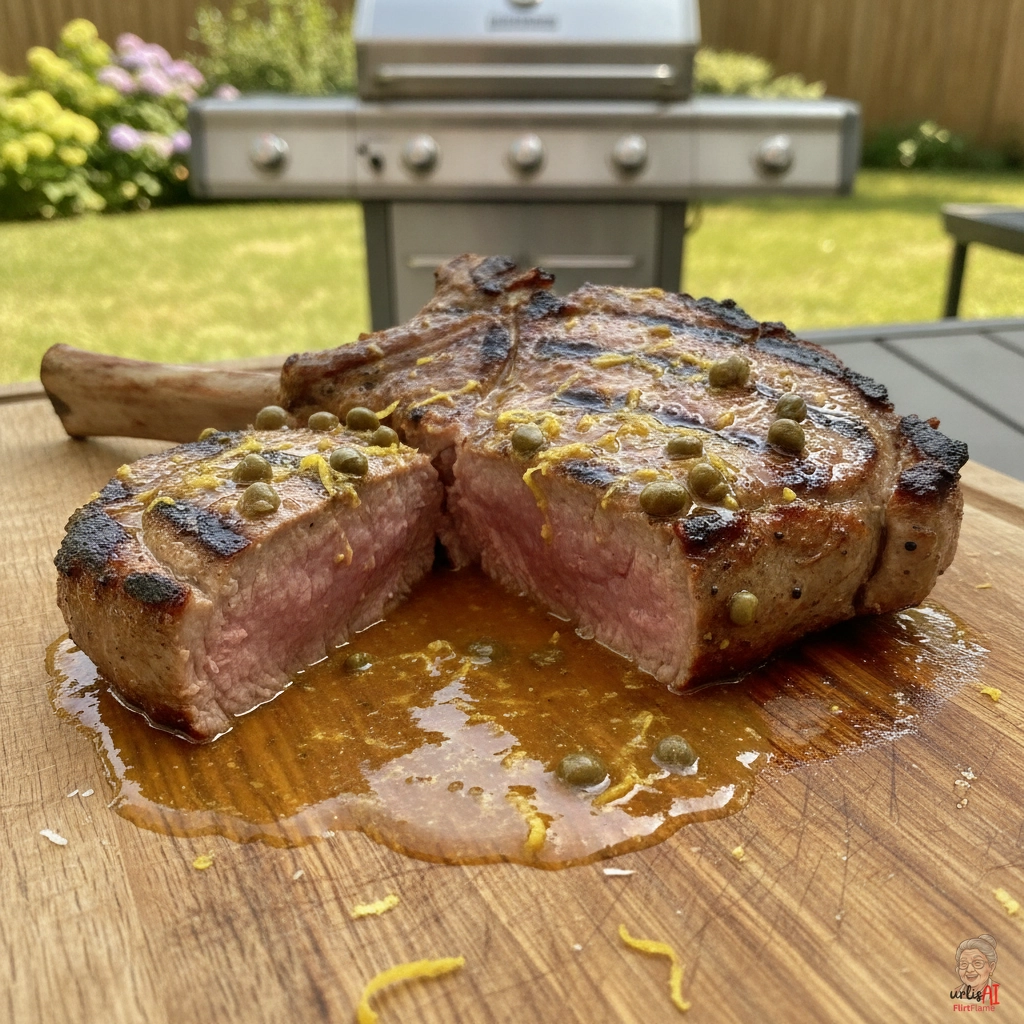 Lemon Kalbskotelett — Gasgrill