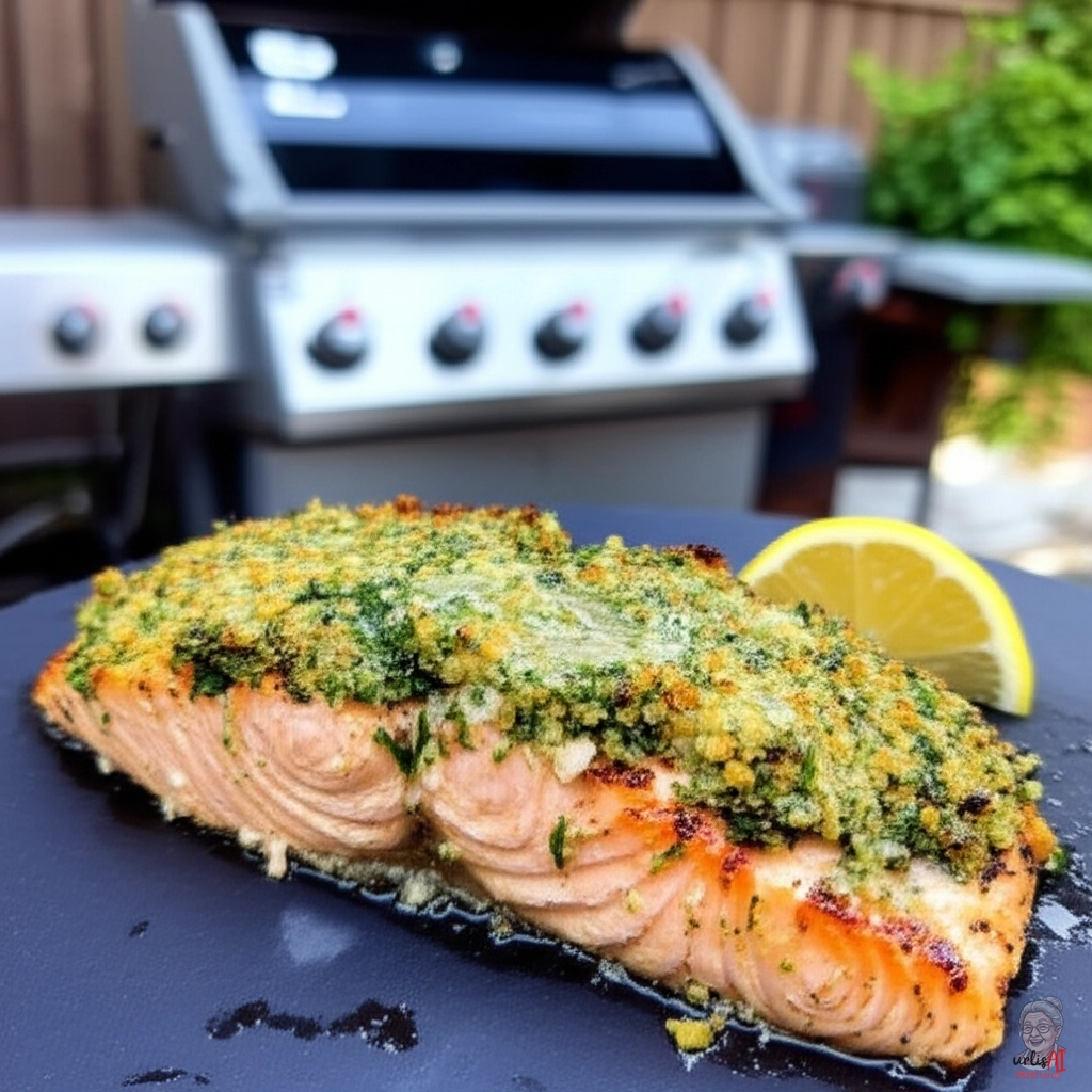 Lemon Kräuter Lachs — Gasgrill