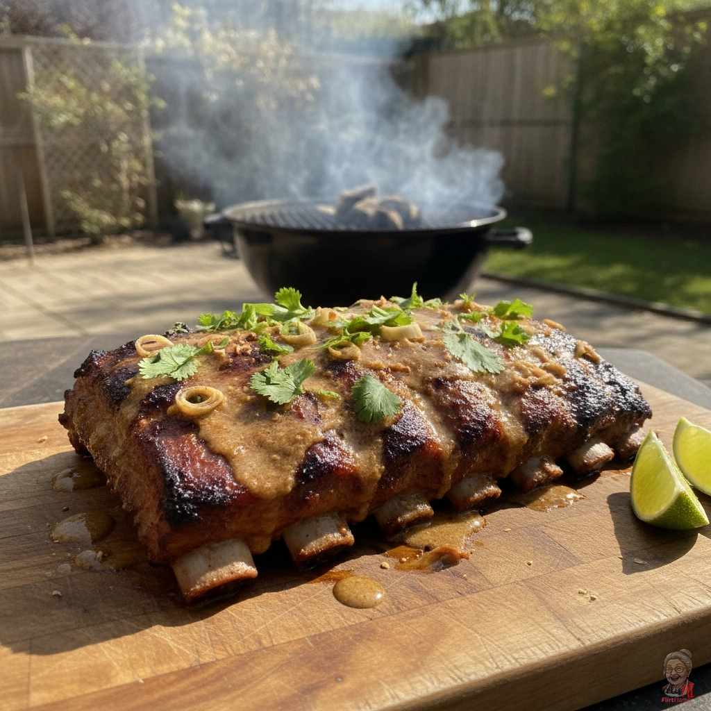 Lemongrass Coconut Ribs — Kohlegrill