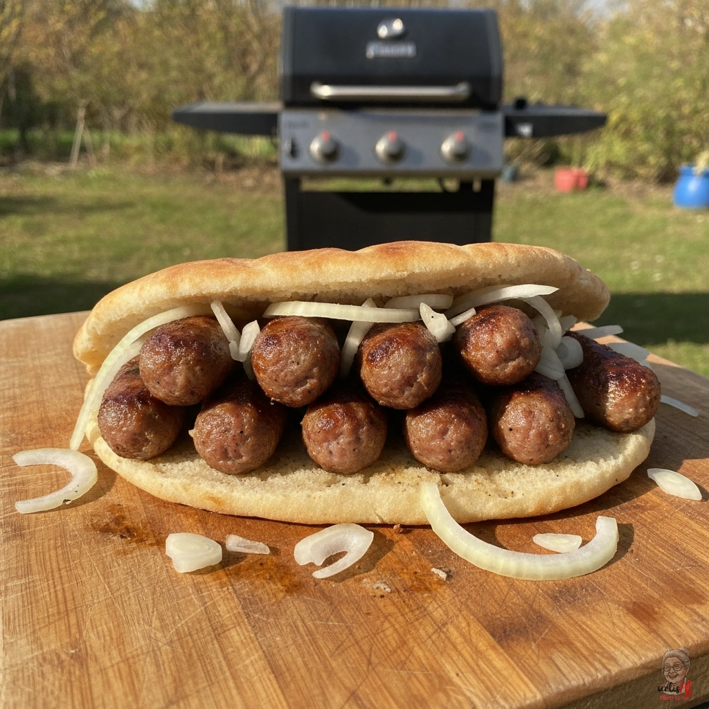 Lepinja Balkan Röllchen — Gasgrill