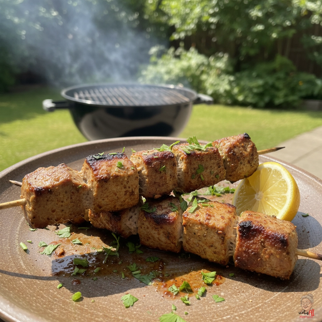 Libanesische Joghurtspieße — Kohlegrill