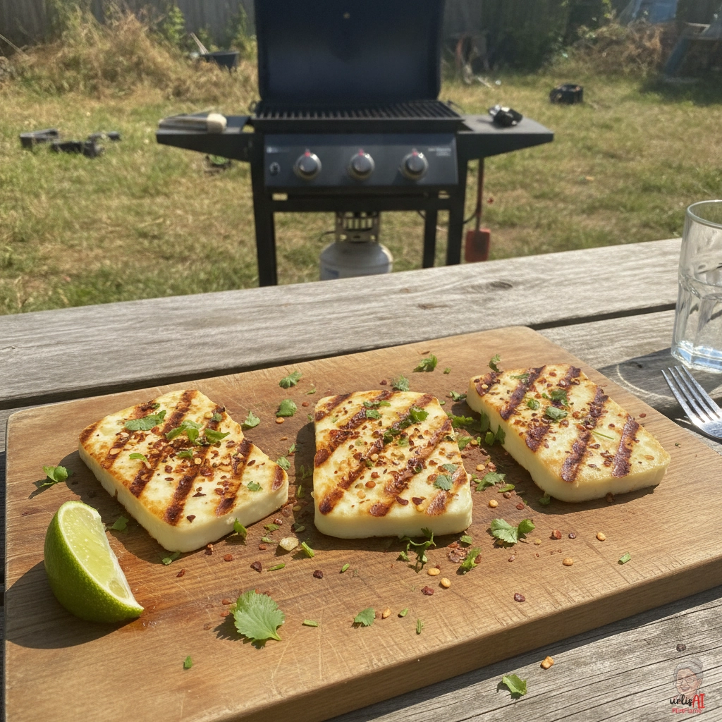 Lime Chili Halloumi — Gasgrill