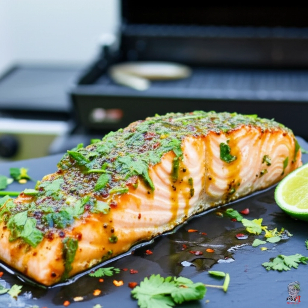Lime Cilantro Salmon — Gasgrill