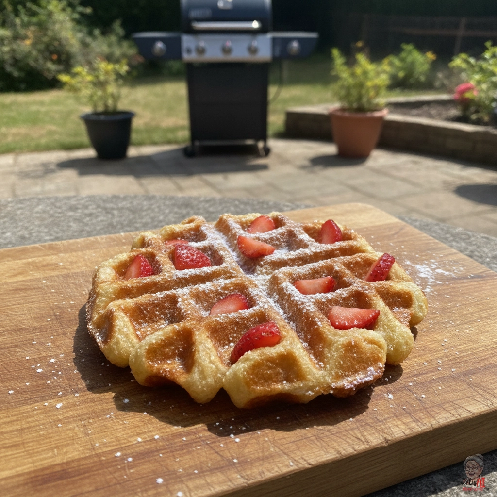 Lütticher Perlzucker Waffel — Gasgrill