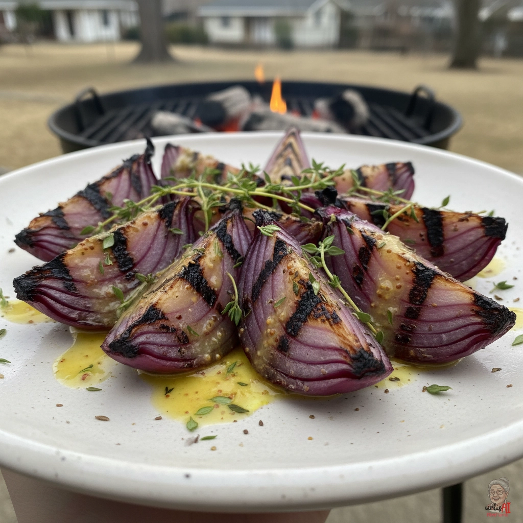Lyon Thymianzwiebeln — Kohlegrill