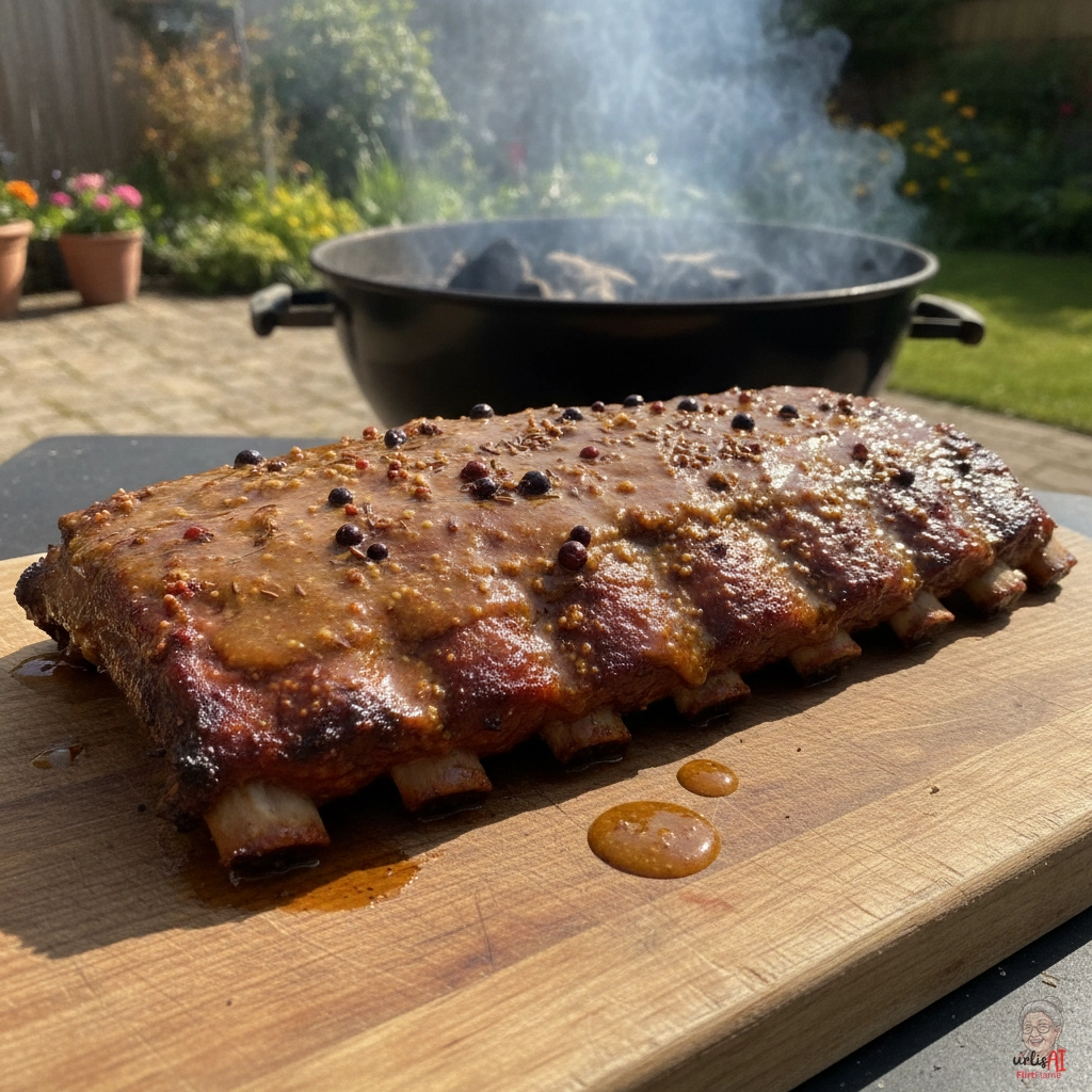 Märzen Bier Ribs — Kohlegrill