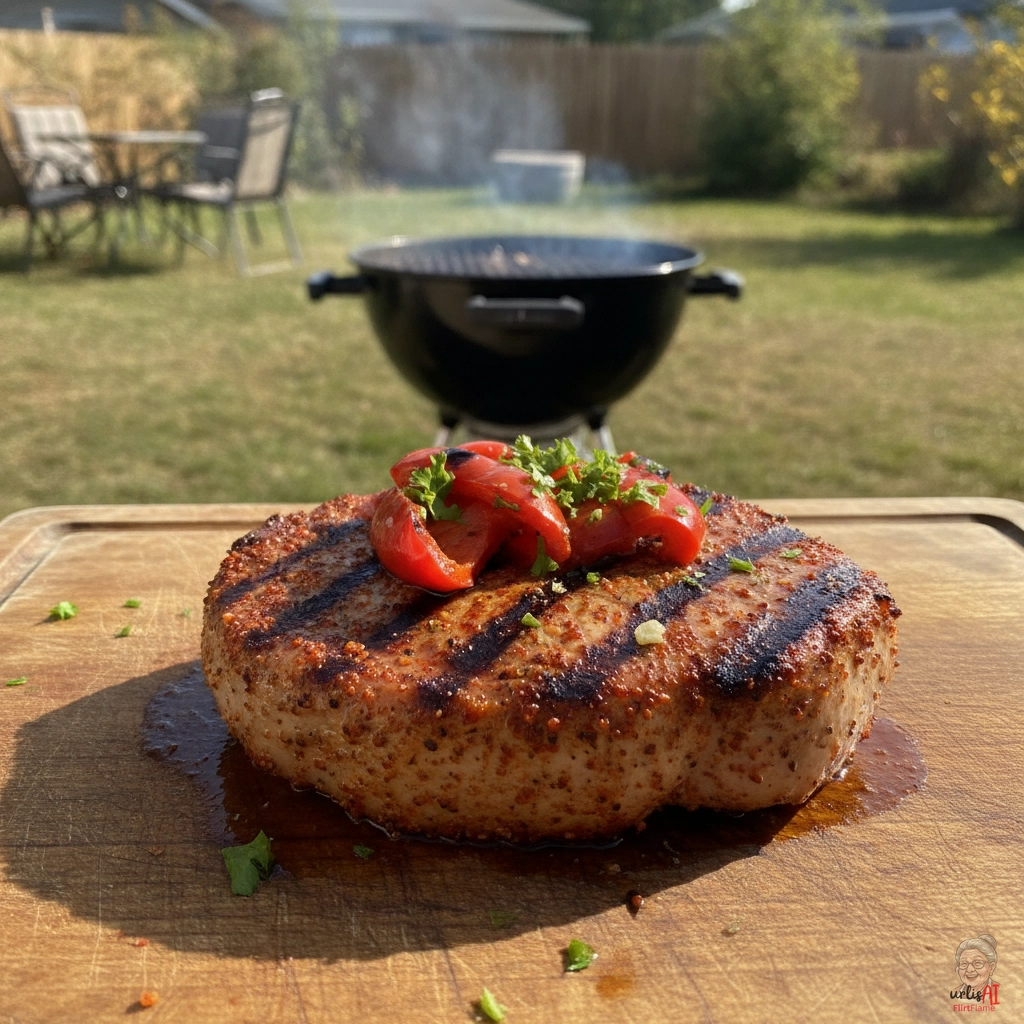 Magyar Paprikasteaks — Kohlegrill