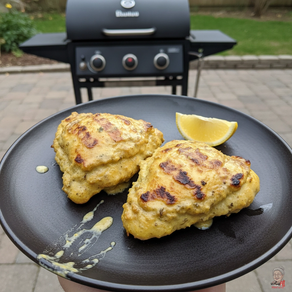 Malai Joghurtschenkel — Gasgrill