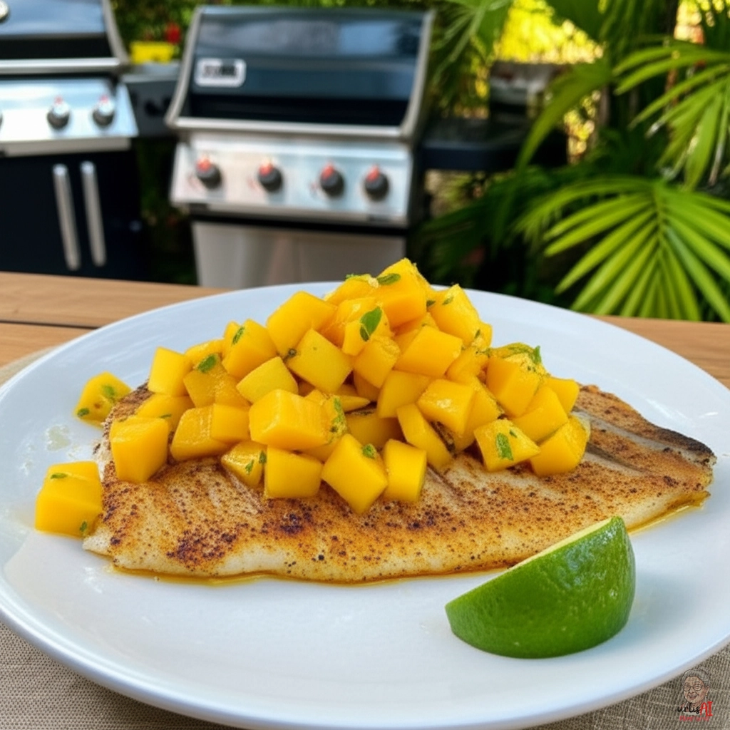Mangobrise Forelle — Gasgrill