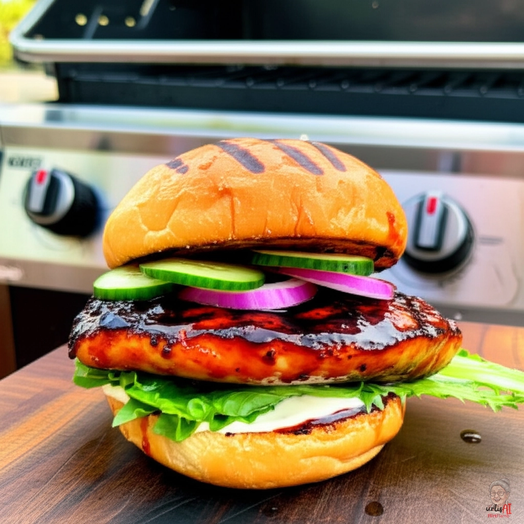 Manila Adobo Burger — Gasgrill