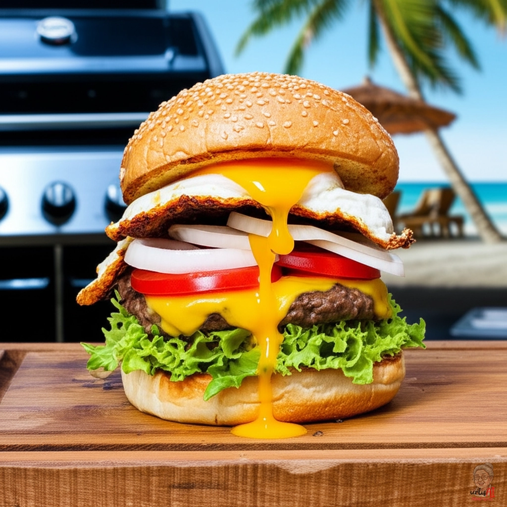 Manila Burger — Gasgrill