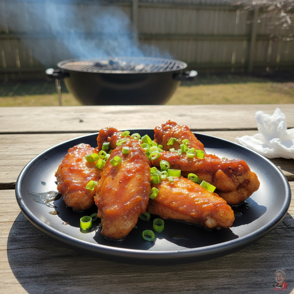 Maple Heat Wings — Kohlegrill