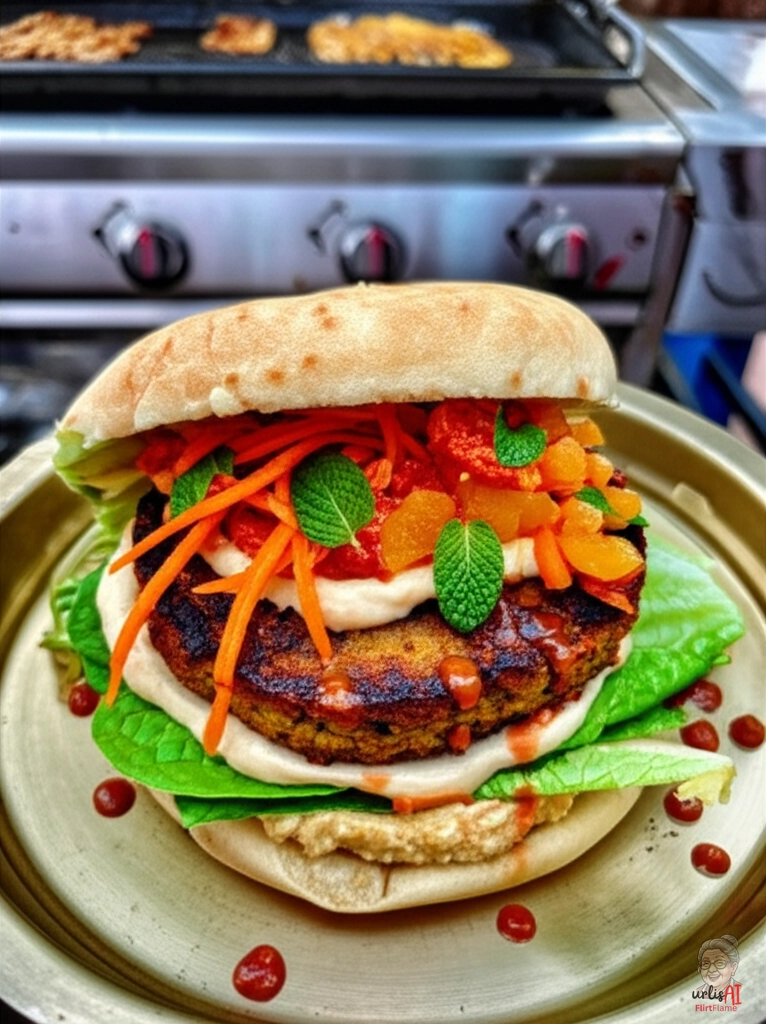 Marrakech Gewürz Burger — Gasgrill
