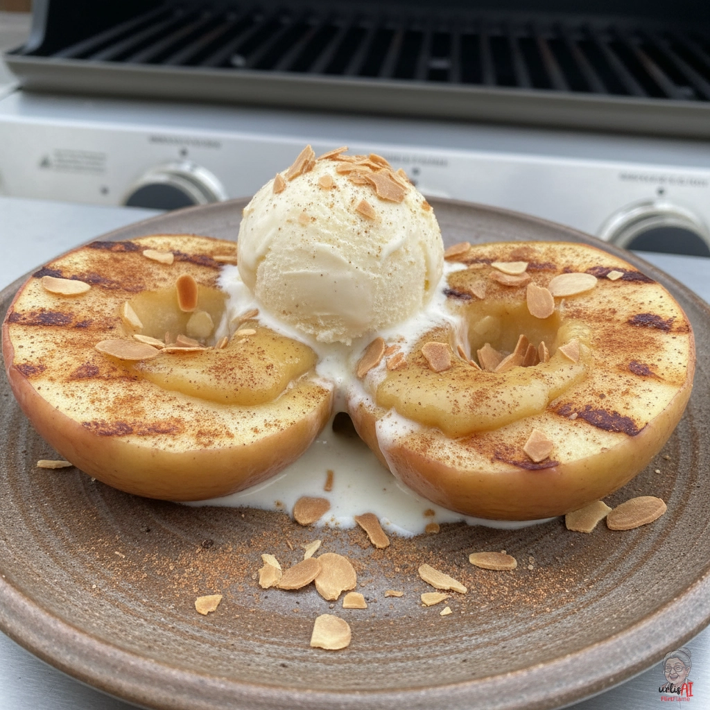 Marzipan Bratapfel Doré — Gasgrill
