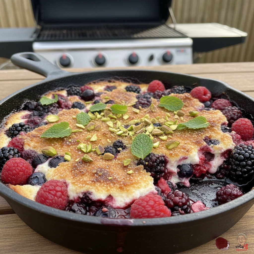 Mascarpone Berry Gratin — Gasgrill