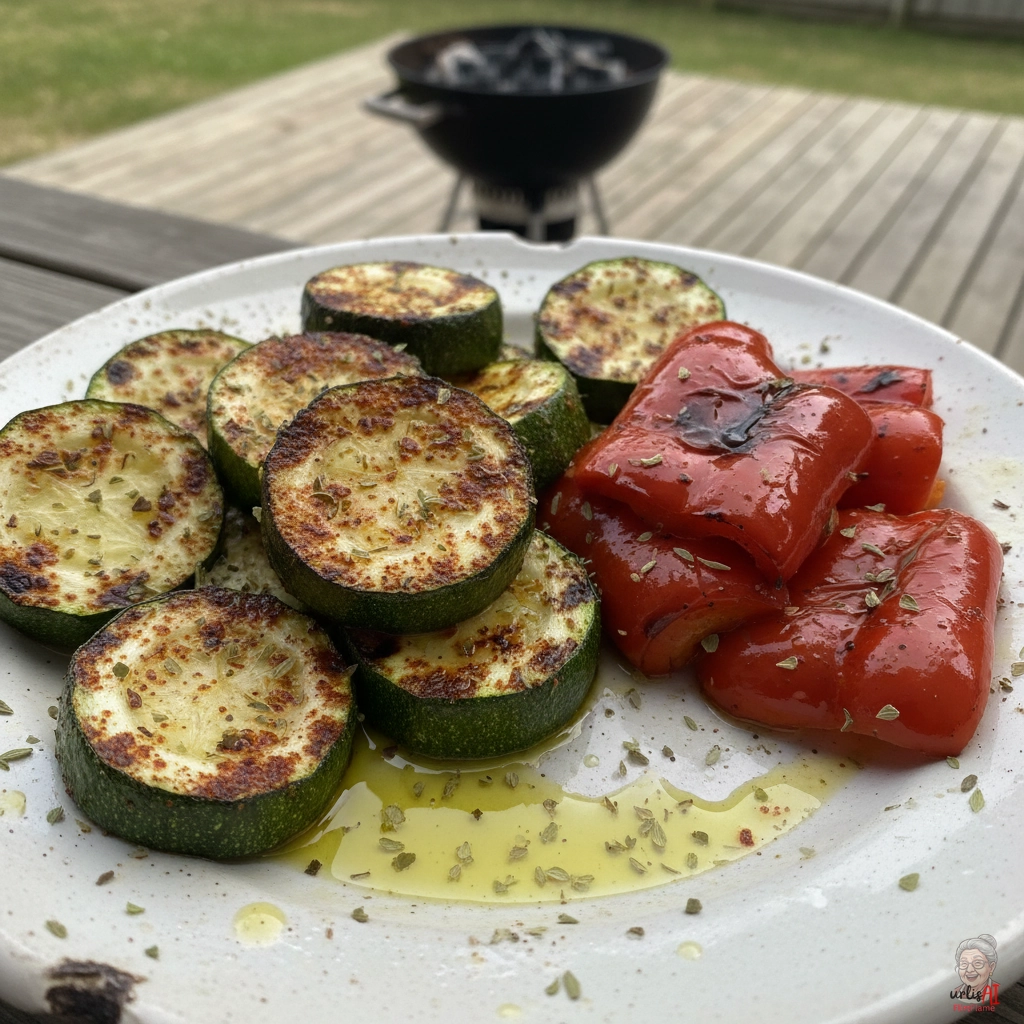 Mediterrana Oreganozucchini — Kohlegrill
