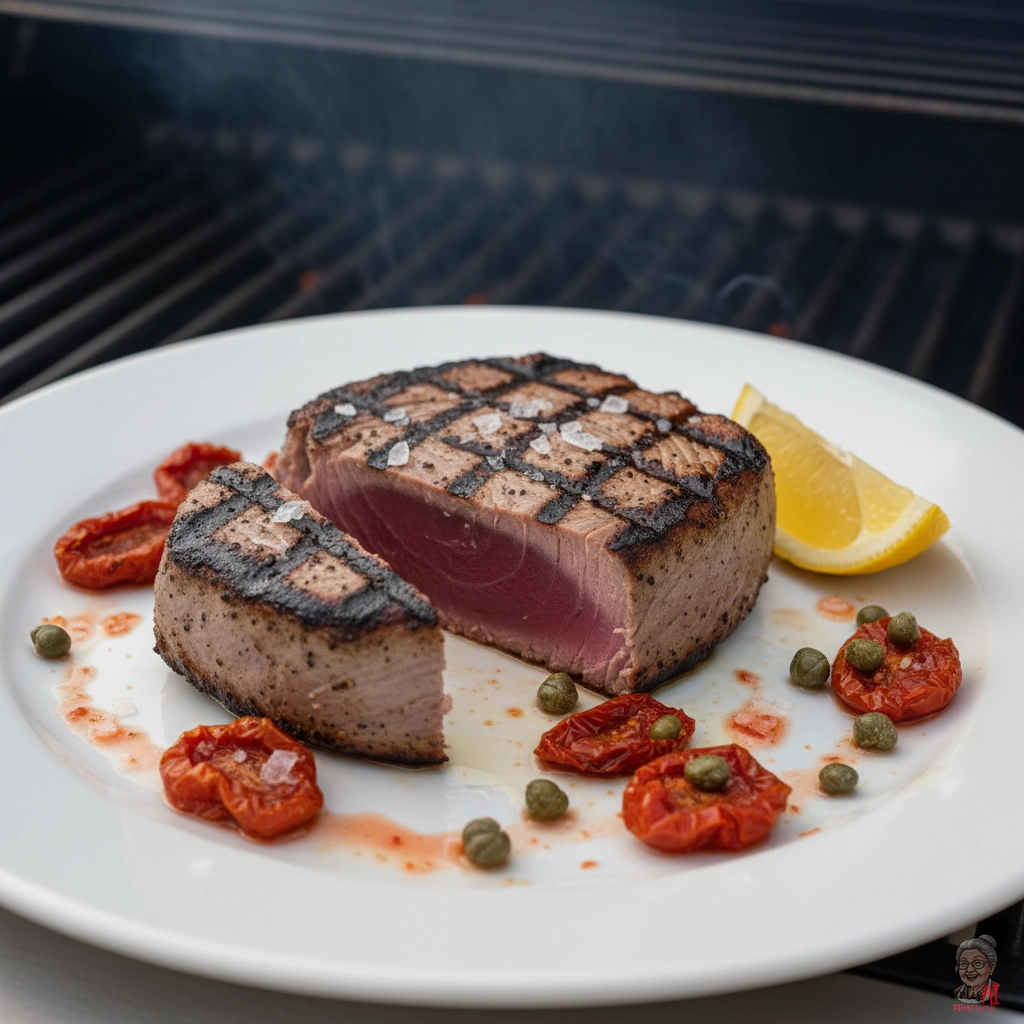 Mediterrane Thunfischsteaks — Gasgrill