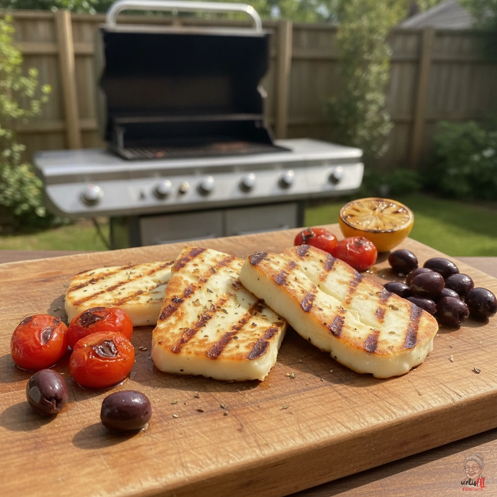 Mediterranean Halloumi Steak — Gasgrill