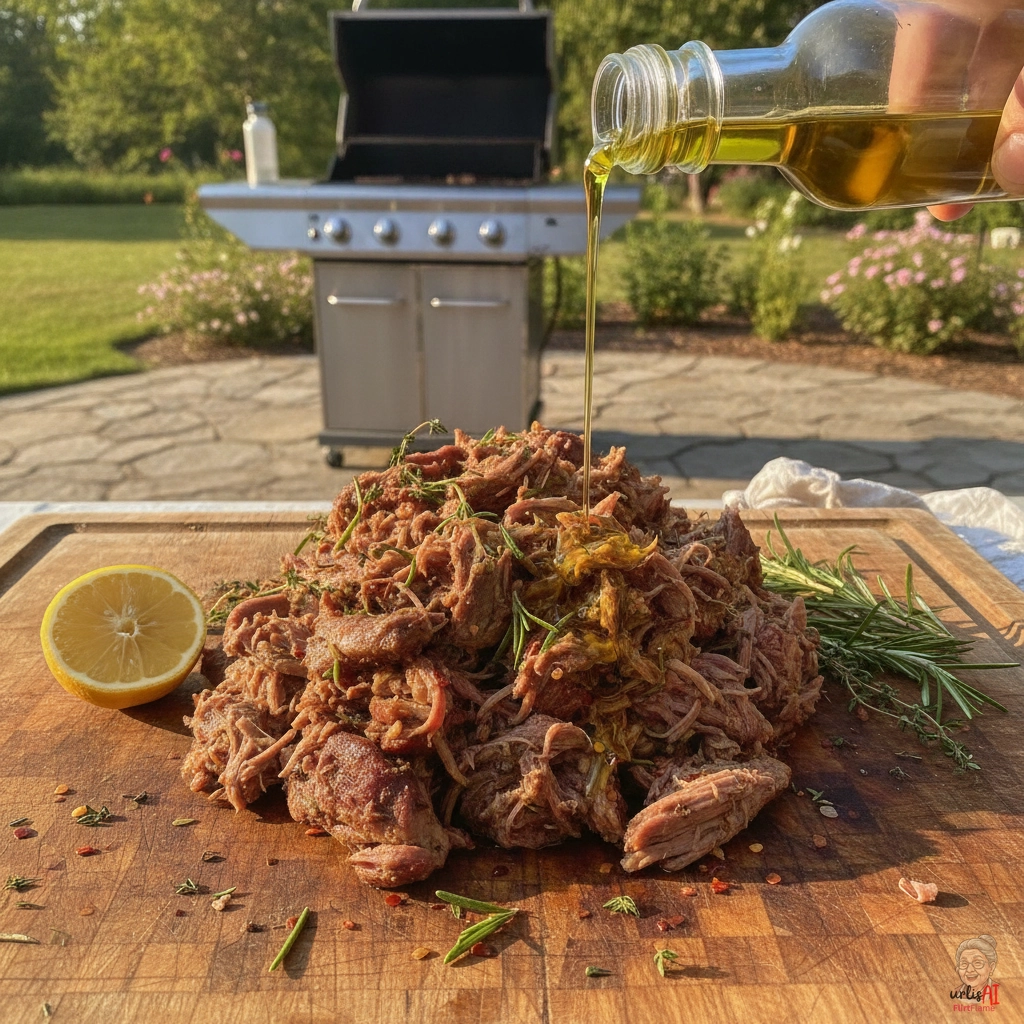 Mediterranean Pulled Lamb — Gasgrill