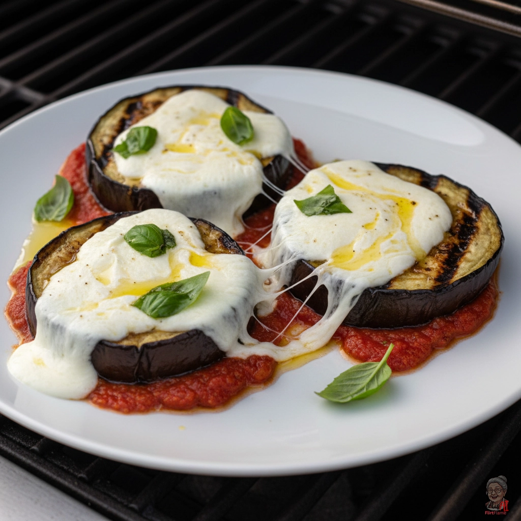 Melanzane Mozzarella — Gasgrill