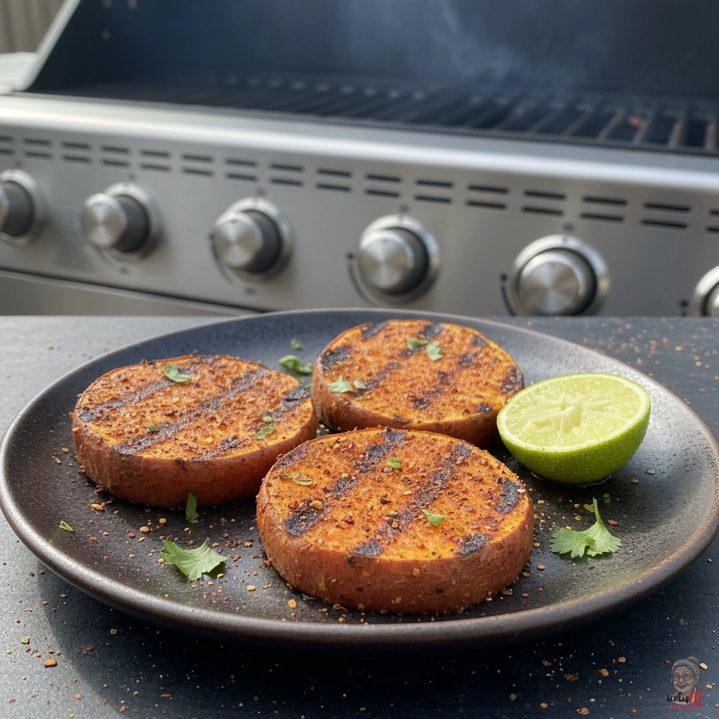 Mexikanische Süßkartoffel — Gasgrill
