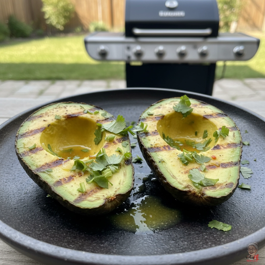 Mexiko Flammenavocado — Gasgrill