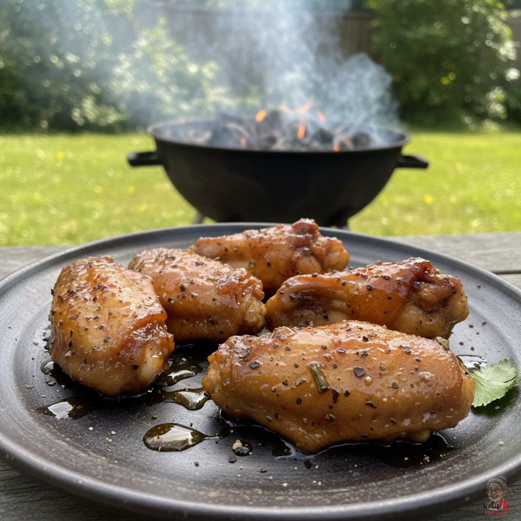 Mezcal Smoke Wings — Kohlegrill