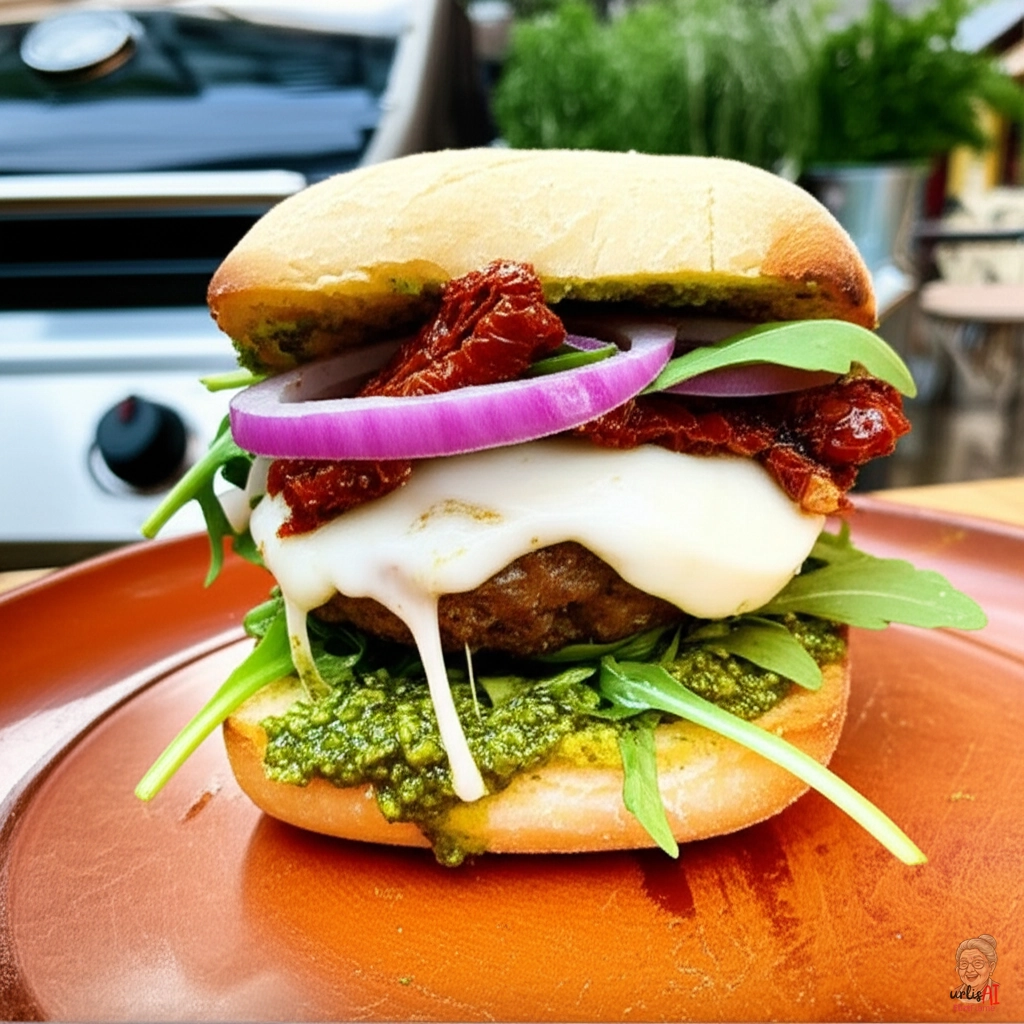 Milano Pesto Burger — Gasgrill