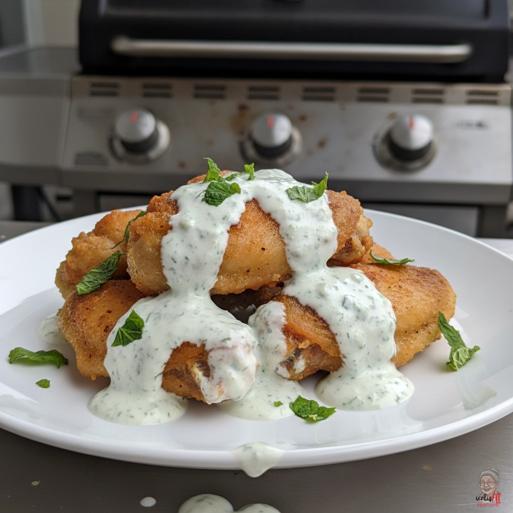 Mint Yogurt Wings — Gasgrill