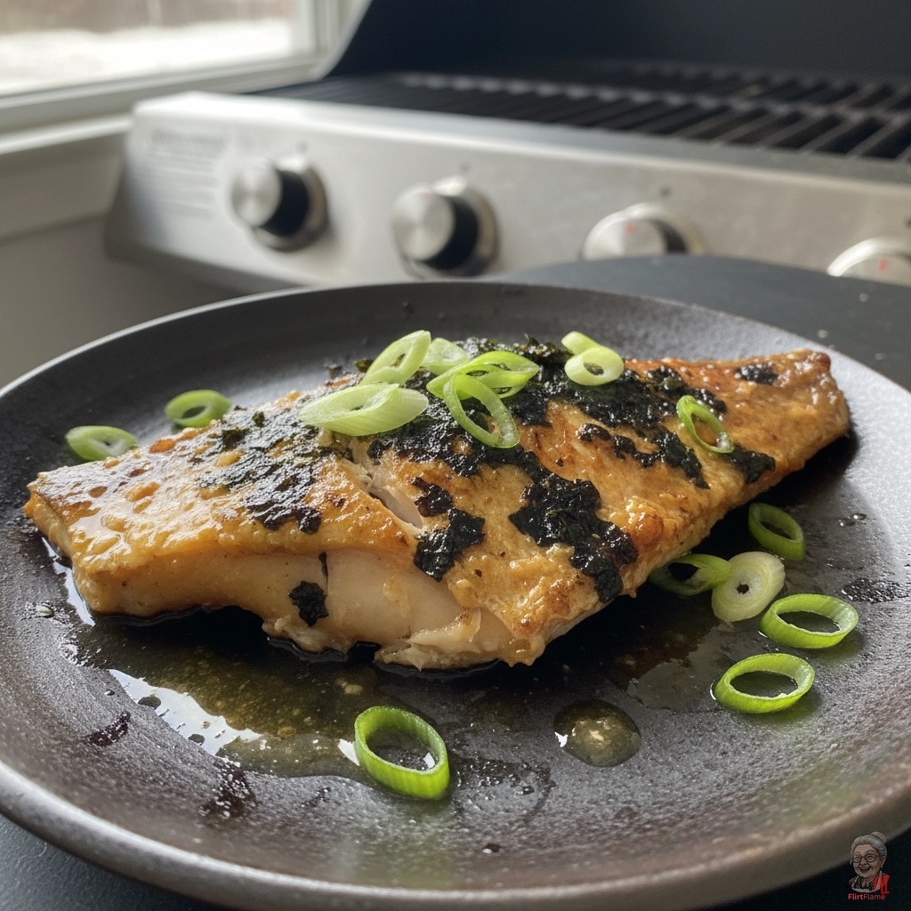 Miso Feuerbarsch — Gasgrill