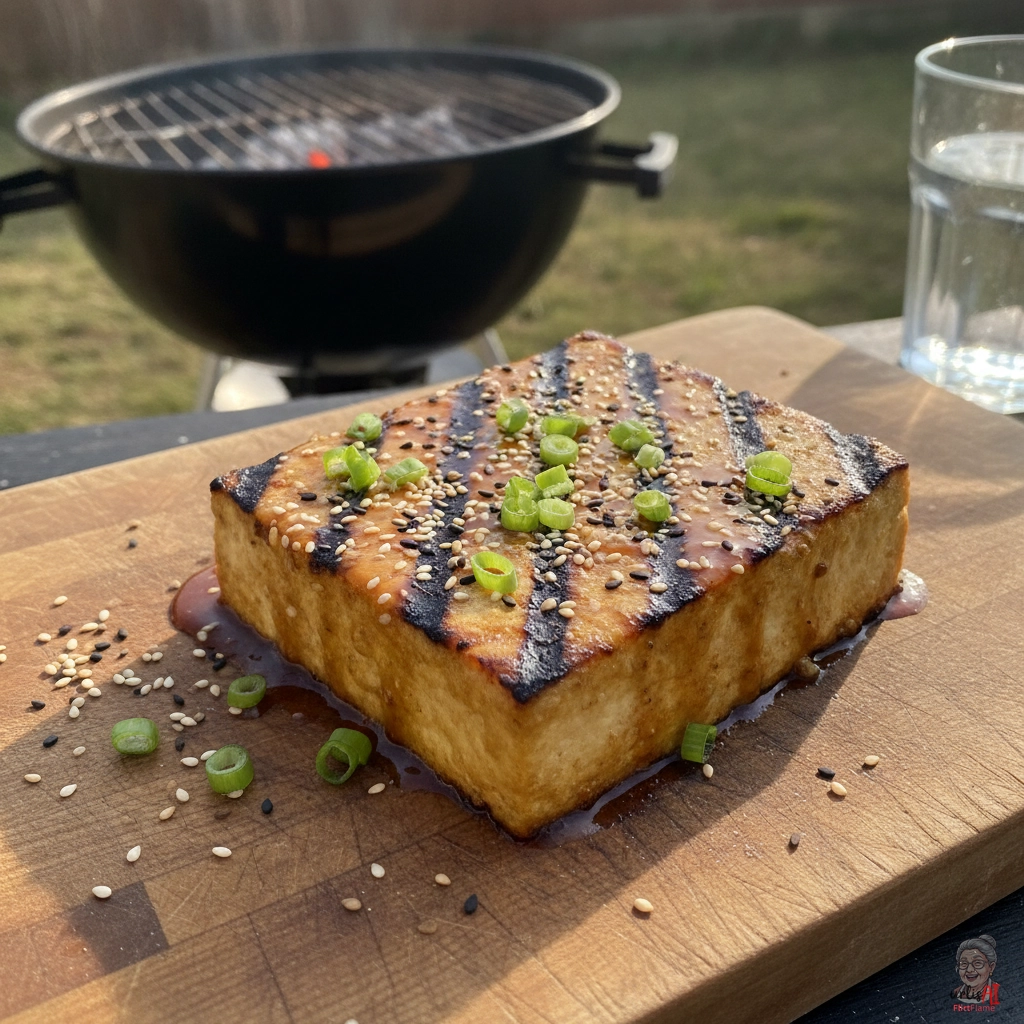 Miso Fire Tofu — Kohlegrill