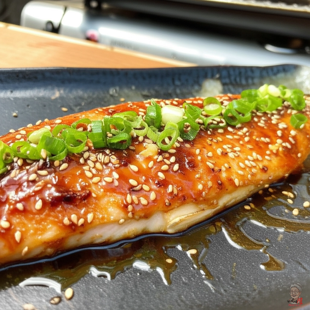 Miso Forelle — Gasgrill