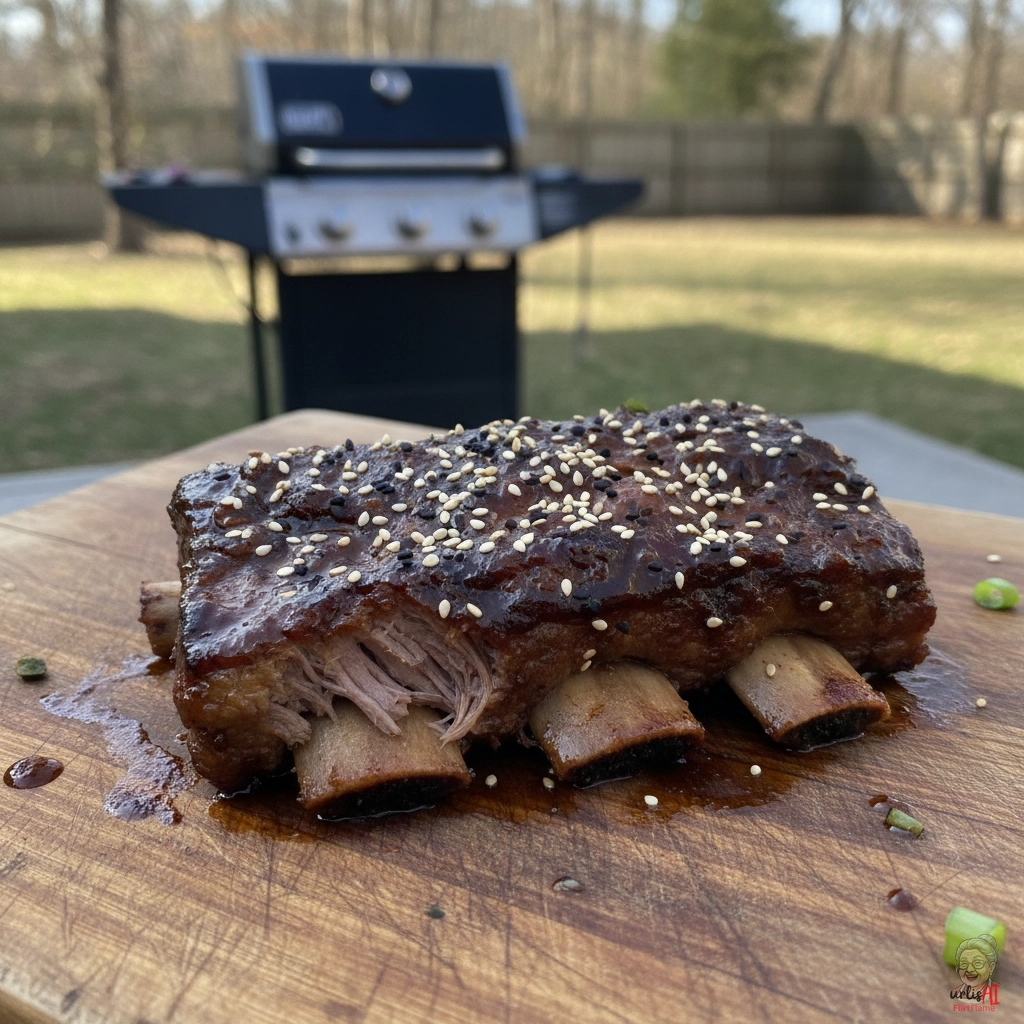 Miso Glazed Ribs — Gasgrill