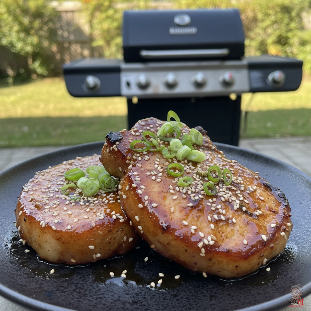 Miso Karamellkotelett — Gasgrill